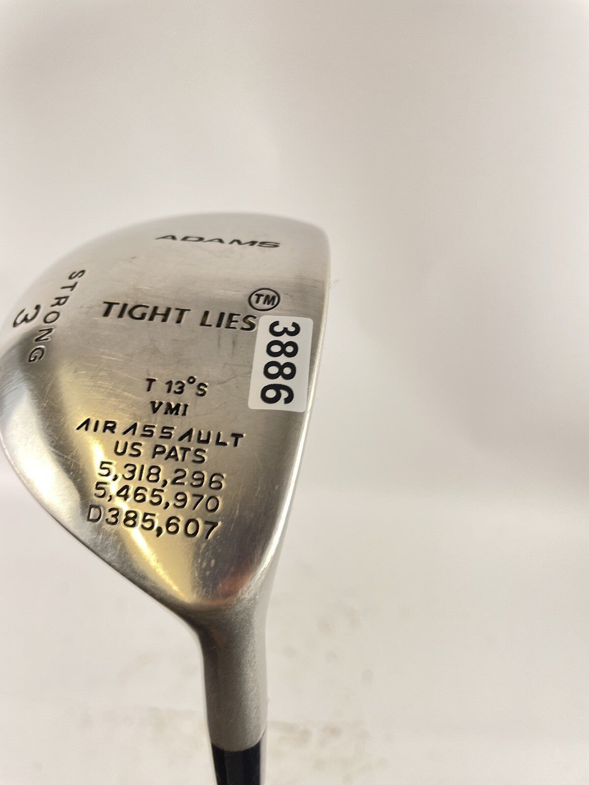 Adams Strong 3 Wood 13* Tight Lies Regular Flex Shaft /Right /New Grip /388611