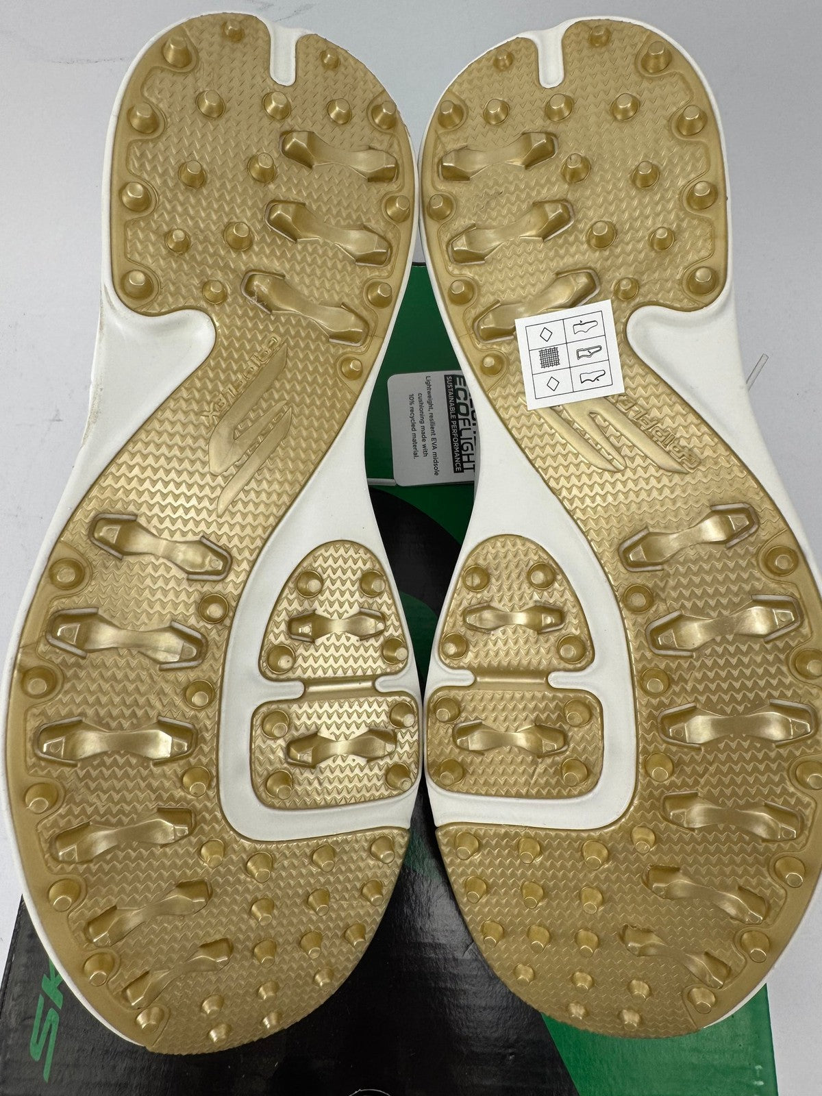 Skechers Go Golf Jasmine 2 GF Women's Size UK 6.5 White Gold Waterproof/349978