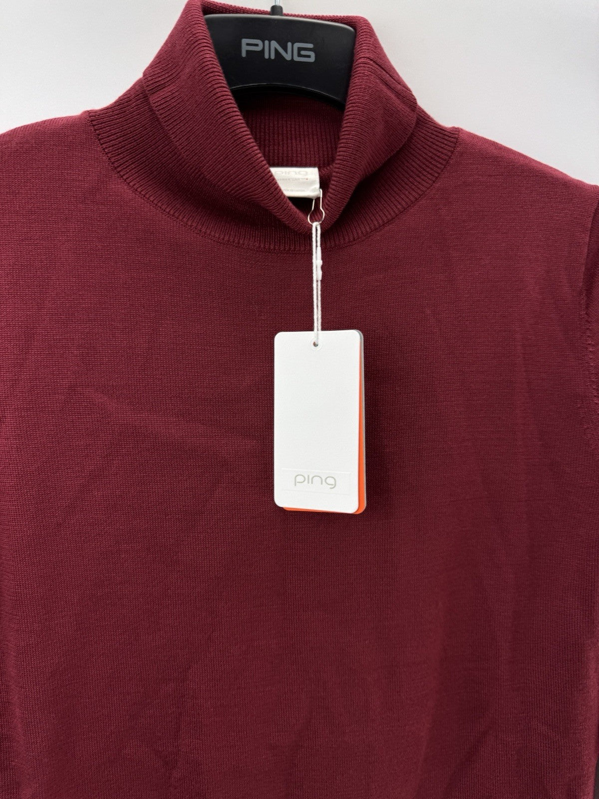 Ping Ladies Pullover Jeanie Roll Neck Long Sleeve UK 8 /Merino Wool /New /252173