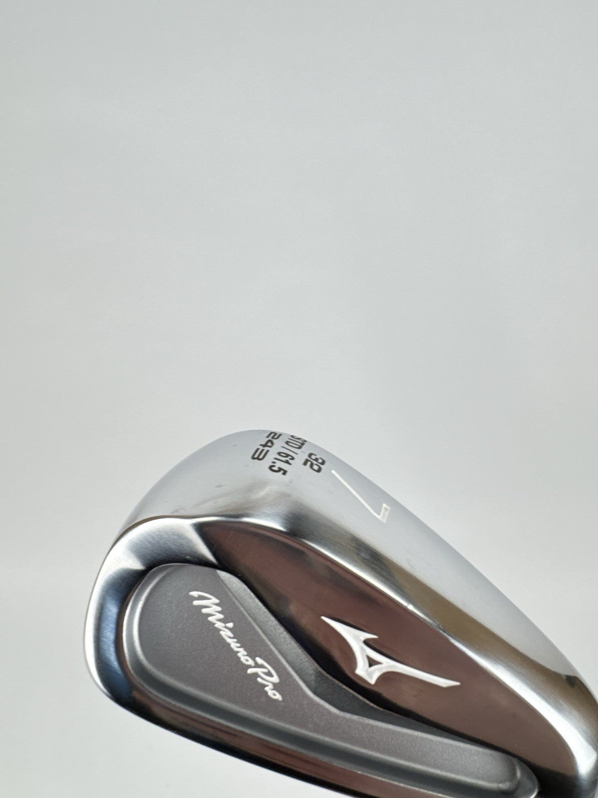 Mizuno Pro 243 7 Iron KBS $-Taper 120 Stiff Steel +1/2” /Right /Demo /315714