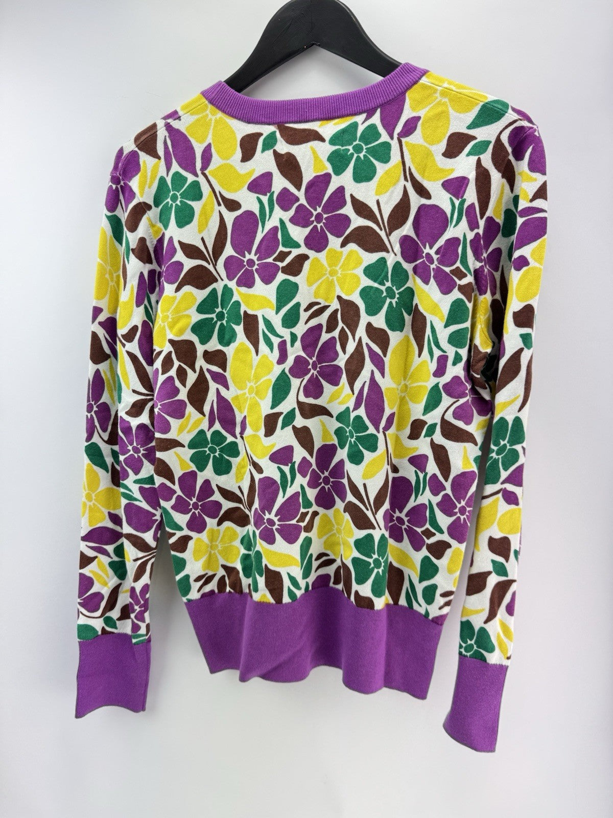 Penguin Golf Ladies Pullover Printed Floral Purple Cactus UK Large /New /300877