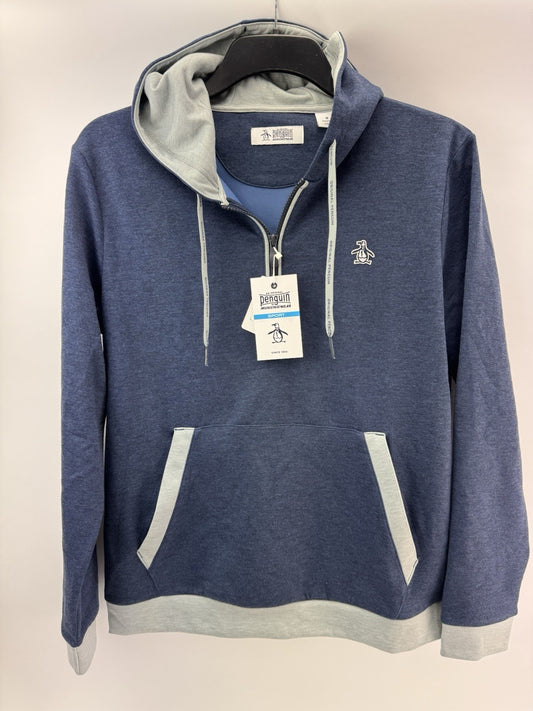 Original Penguin Golf Hoodie Earl Colour Block UK Medium /Navy /New /252140