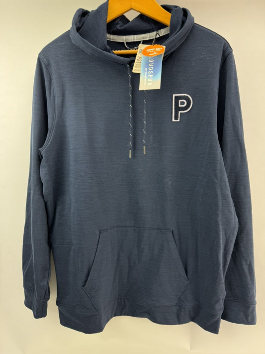 Puma Golf Mens Hoodie Cloudspun Patch UK Medium /Navy /New /207630