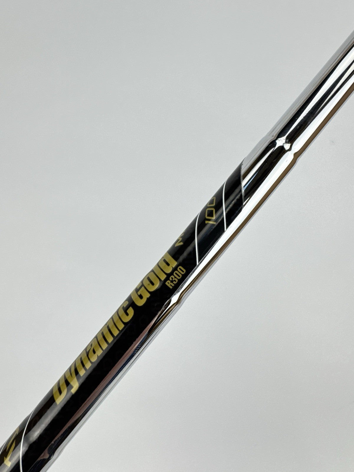 Dynamic Gold Mid 100 Iron Shaft R300 Regular Flex Steel 36” /0.355 /320075