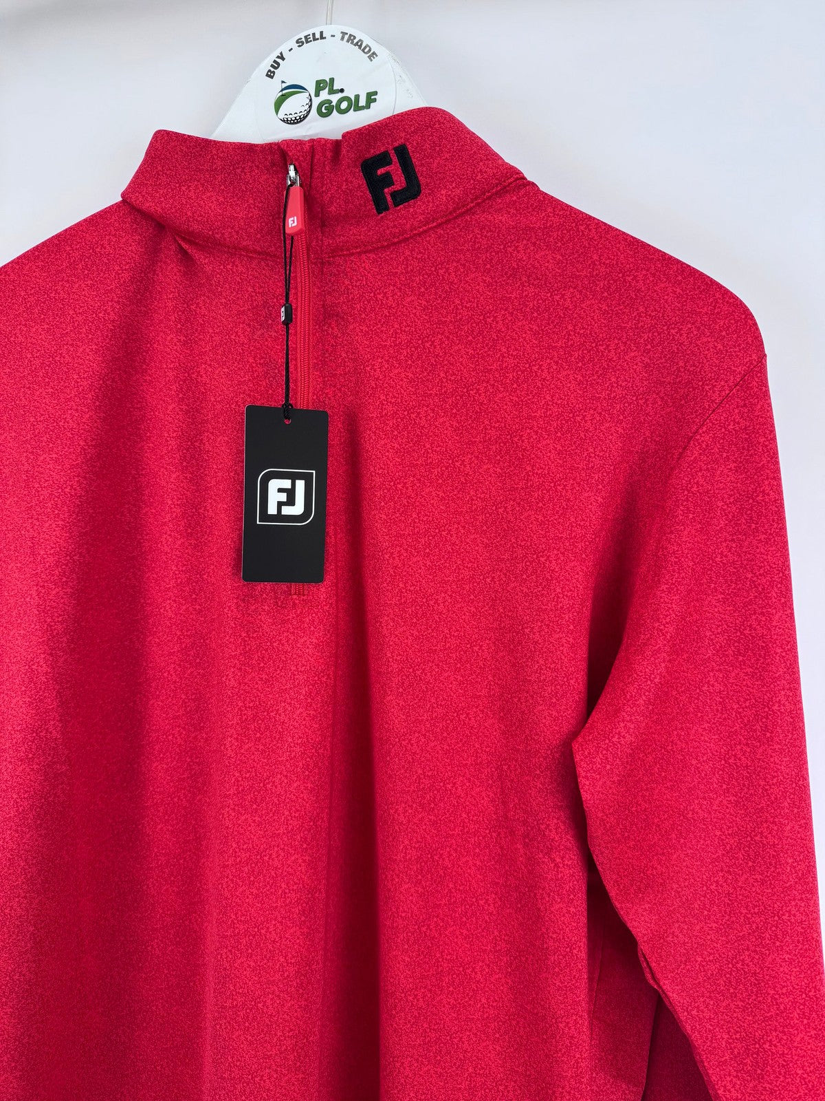 FootJoy Chill-Out Golf Pullover Men's Size Medium Red Moisture Wicking/313464