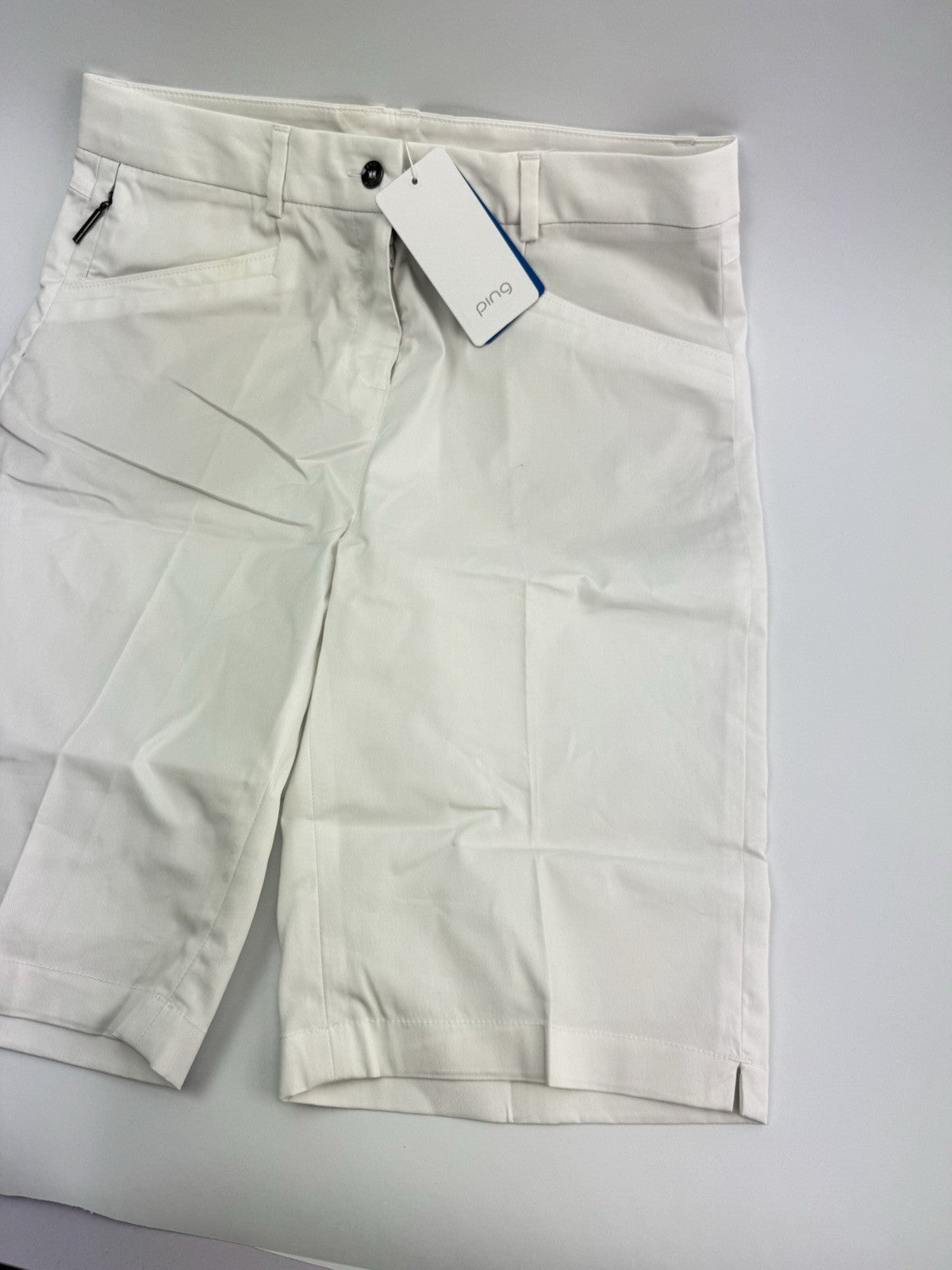 Ping Golf Ladies Shorts Margot UK 10 Waist /White /New /214585