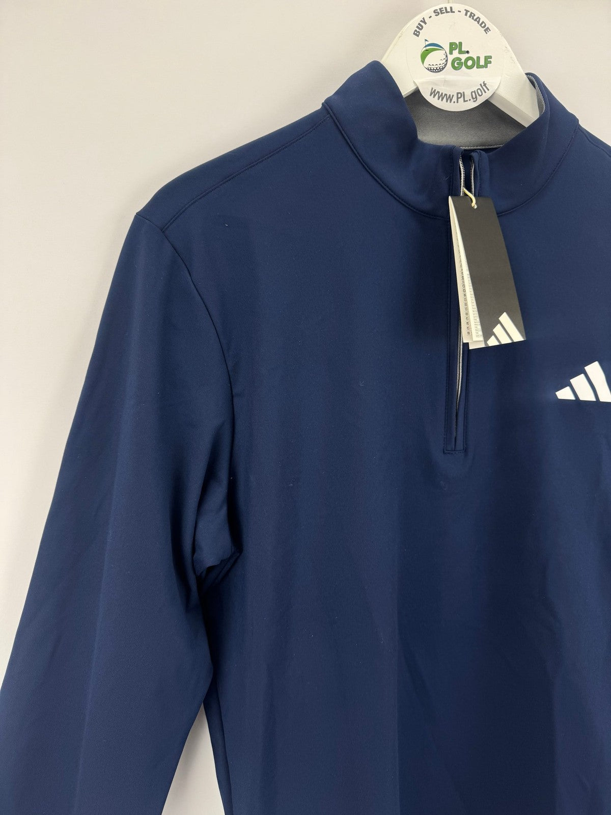 Adidas JX4438 Ultimate Quarter Zip Sweatshirt Men's Small Navy Blue Golf/327213