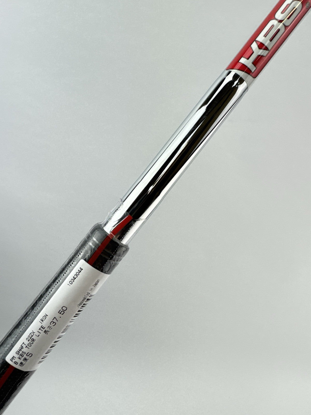 KBS Tour Lite Iron Shaft Stiff Flex Steel 35.75” /0.355 Tapered /Lamkin /279507
