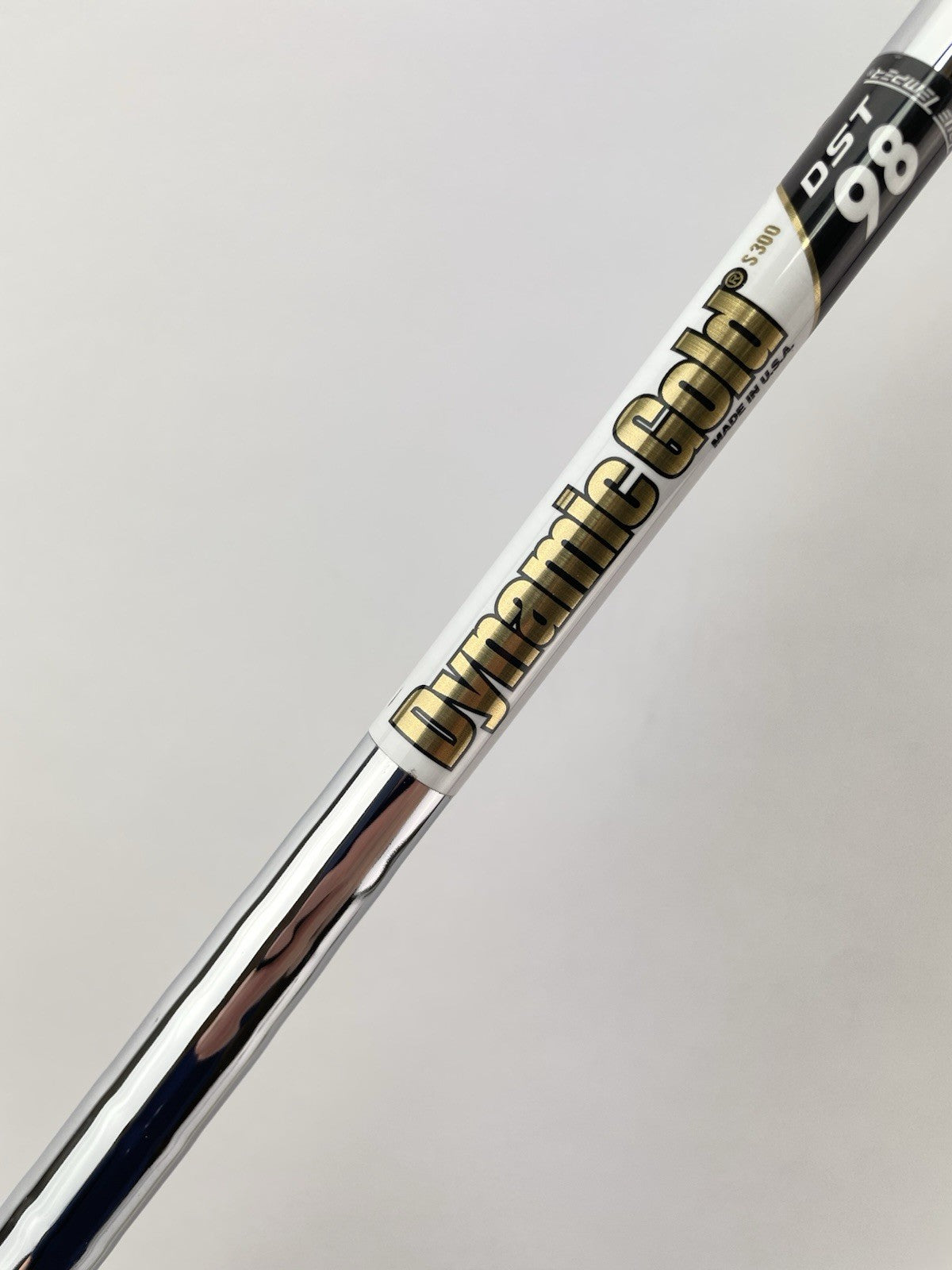 Dynamic Gold DST 98 Iron Shaft S300 Stiff Flex Steel 35.5” /0.355 Tapered /251981