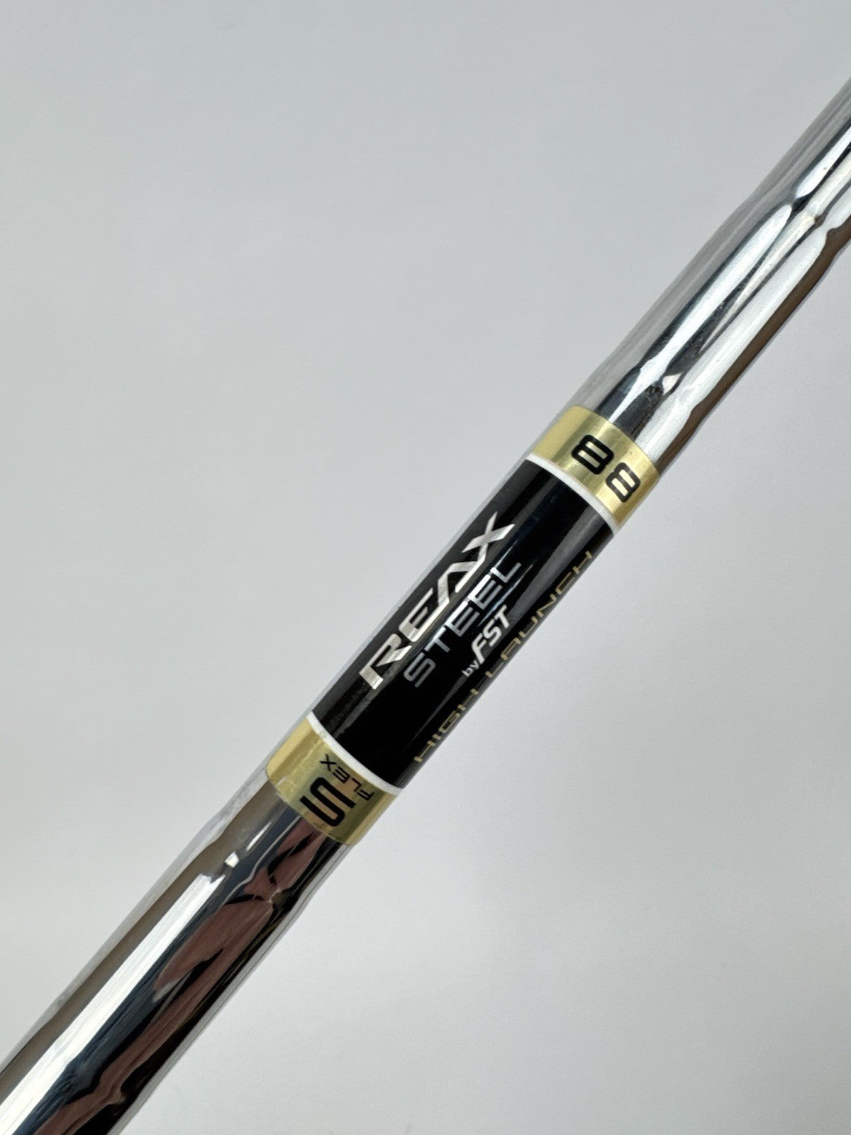 True Temper Reax 88 Iron Shaft Stiff Flex Steel 36” /0.370 Parallel /335803