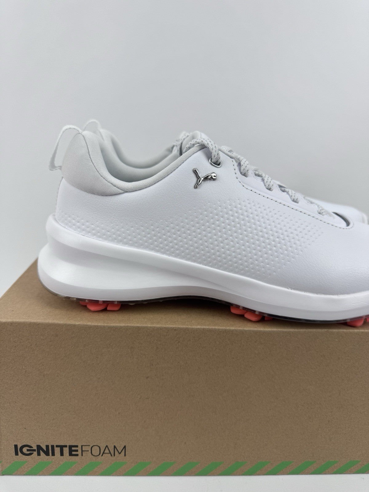 Puma Ignite Blaze 2 Golf Shoes Women's Size UK 6 White Peach Frost /321674