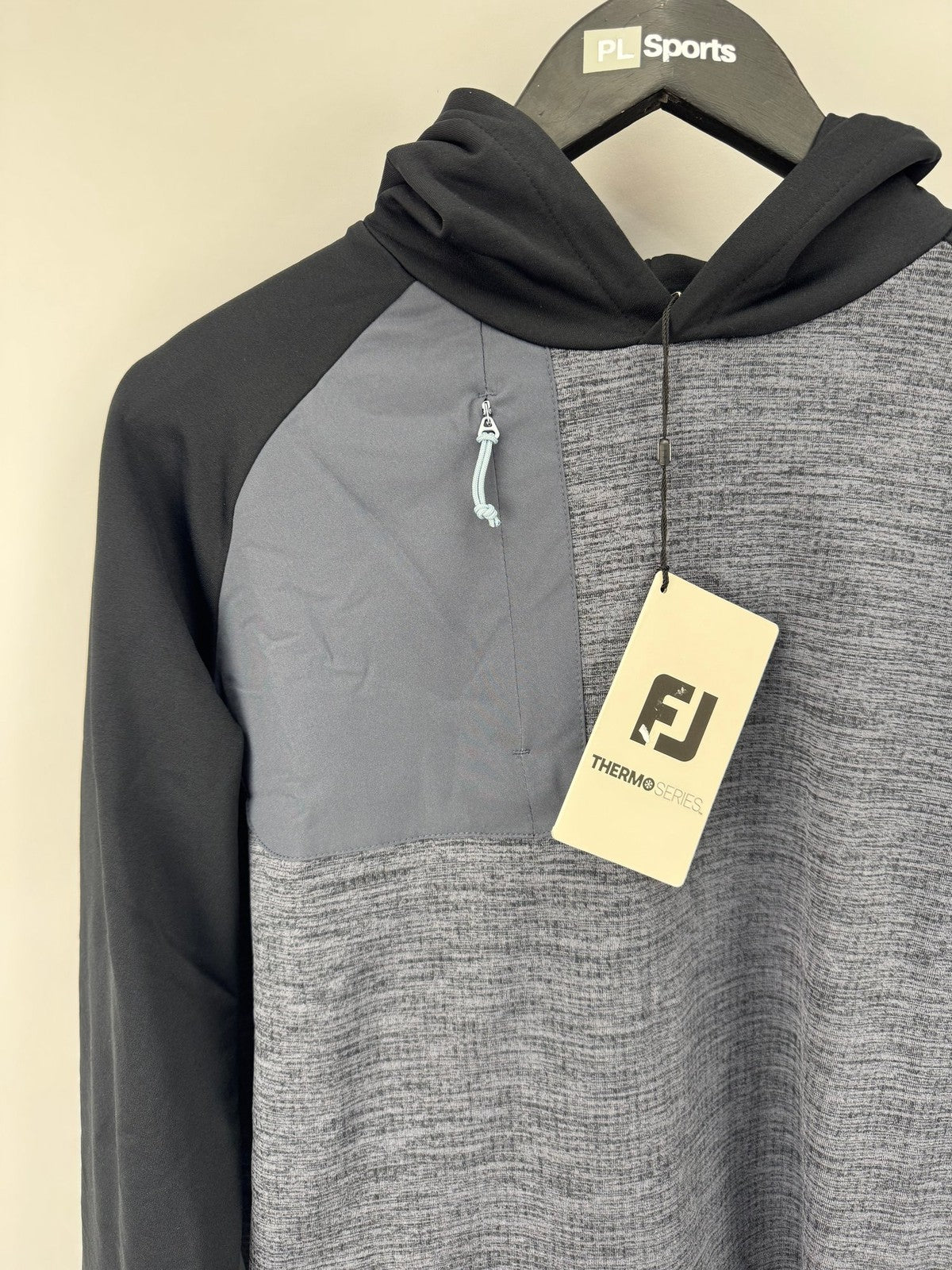 FootJoy Thermo Series Hoodie Men's Small Charcoal Black Activewear/337525