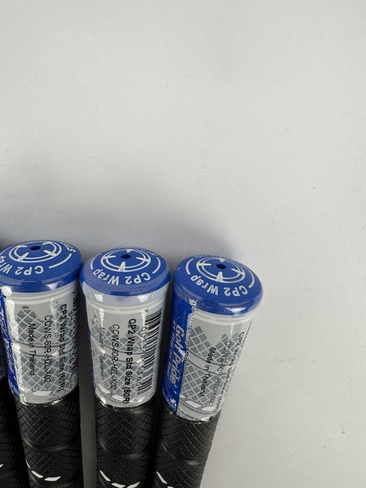 Golf Pride CP2 Wrap Golf Grips (7) Men’s Standard /Black/Blue /New /337819