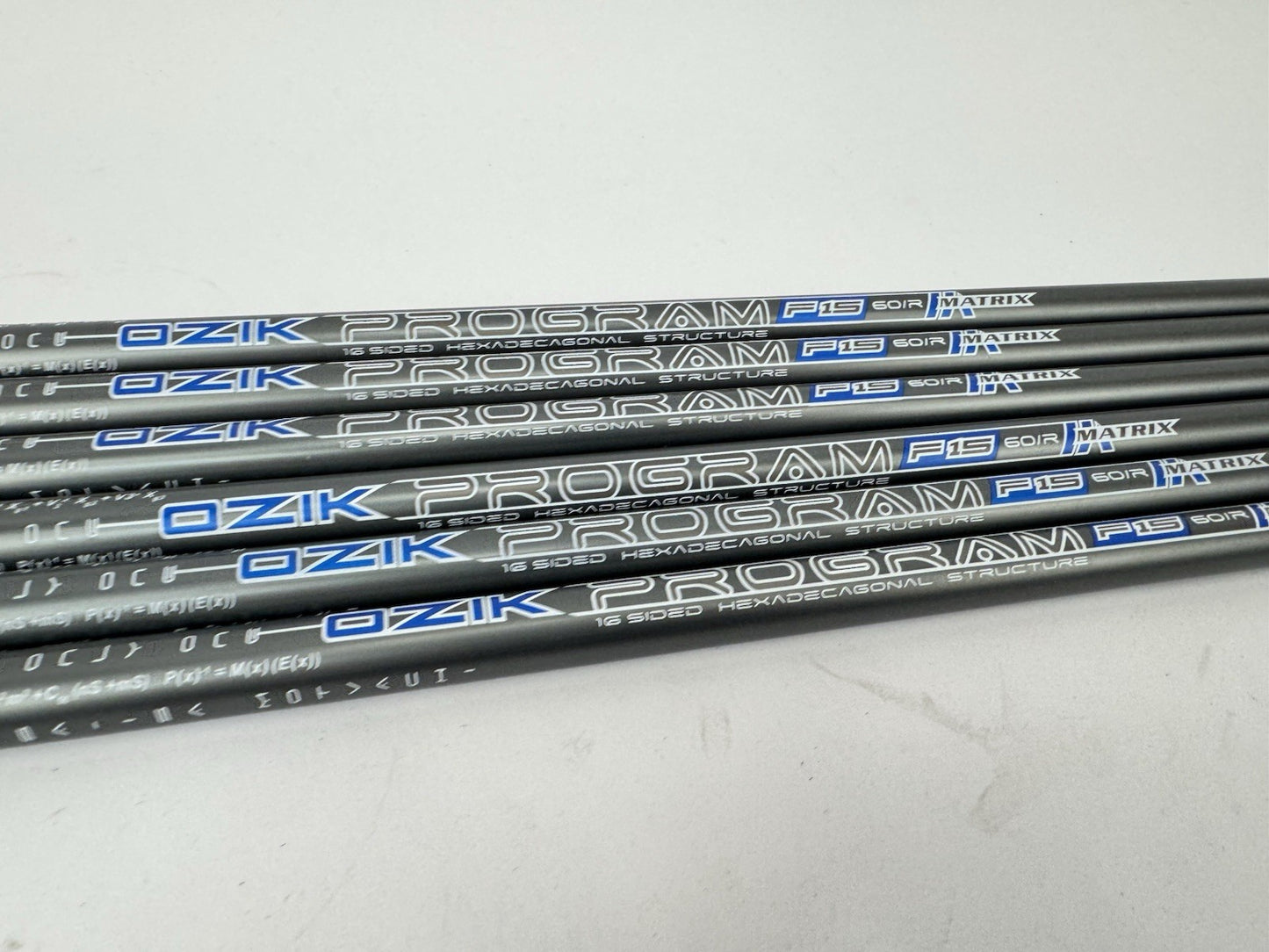 Matrix Ozik Iron Shaft Set (6) Program 60 Regular Graphite 0.355 Tapered /339542