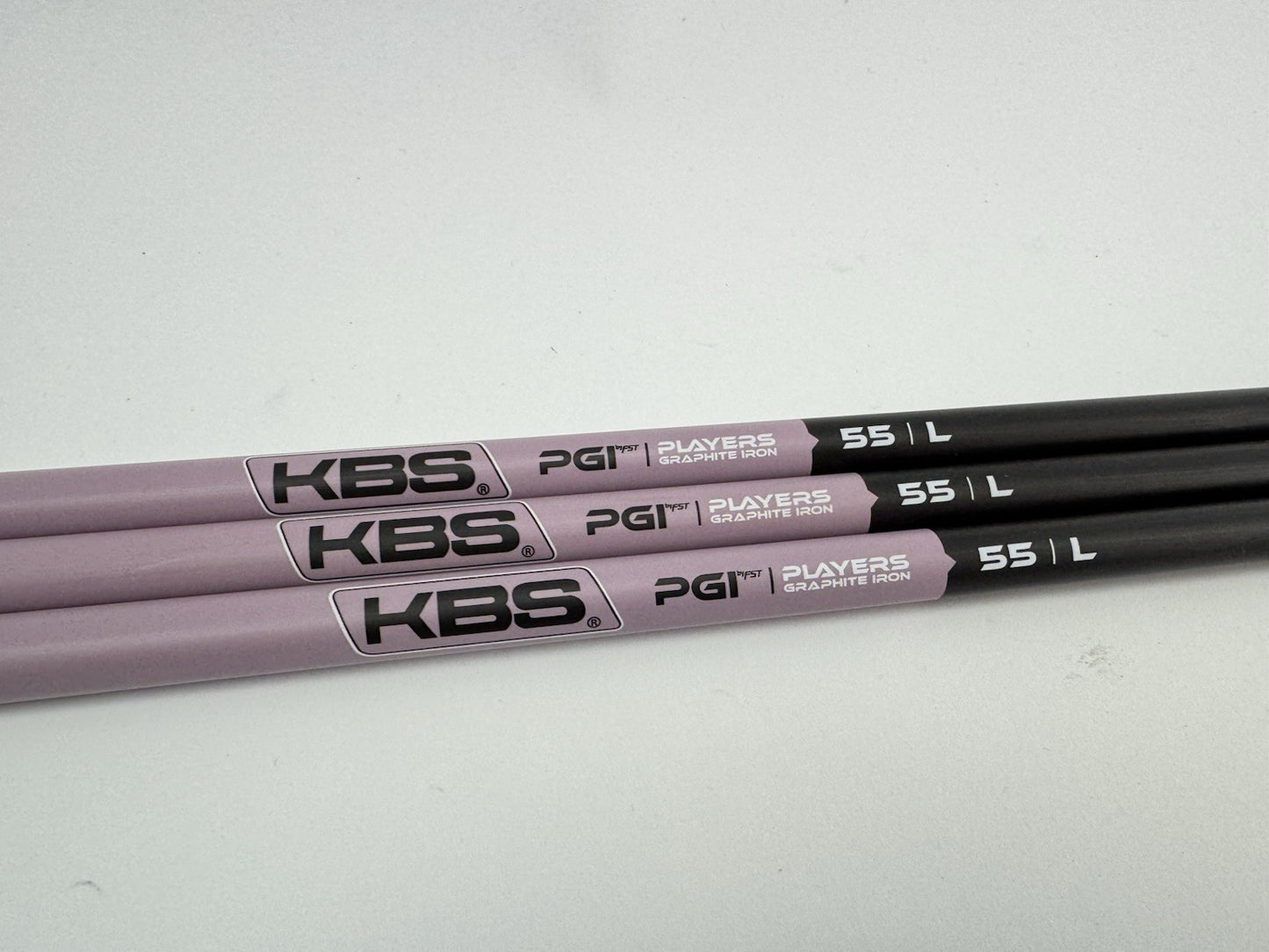 KBS PGI Ladies Wedge Shaft Set (3) 55 Ladies Flex Graphite 0.355 Tapered /307502