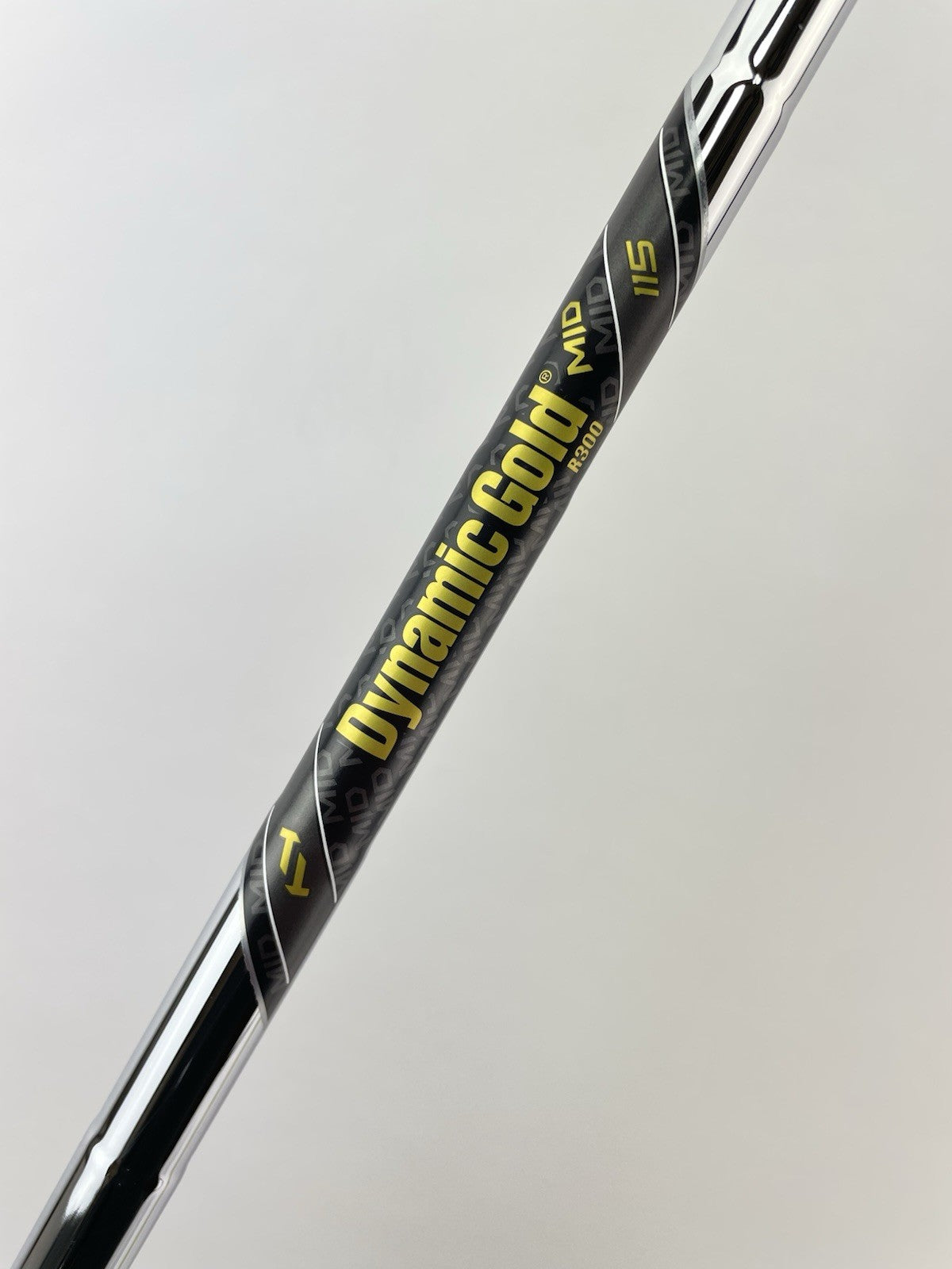Dynamic Gold 115 Iron Shaft Mid R300 Regular Flex Steel 35.75” /0.355 /253390