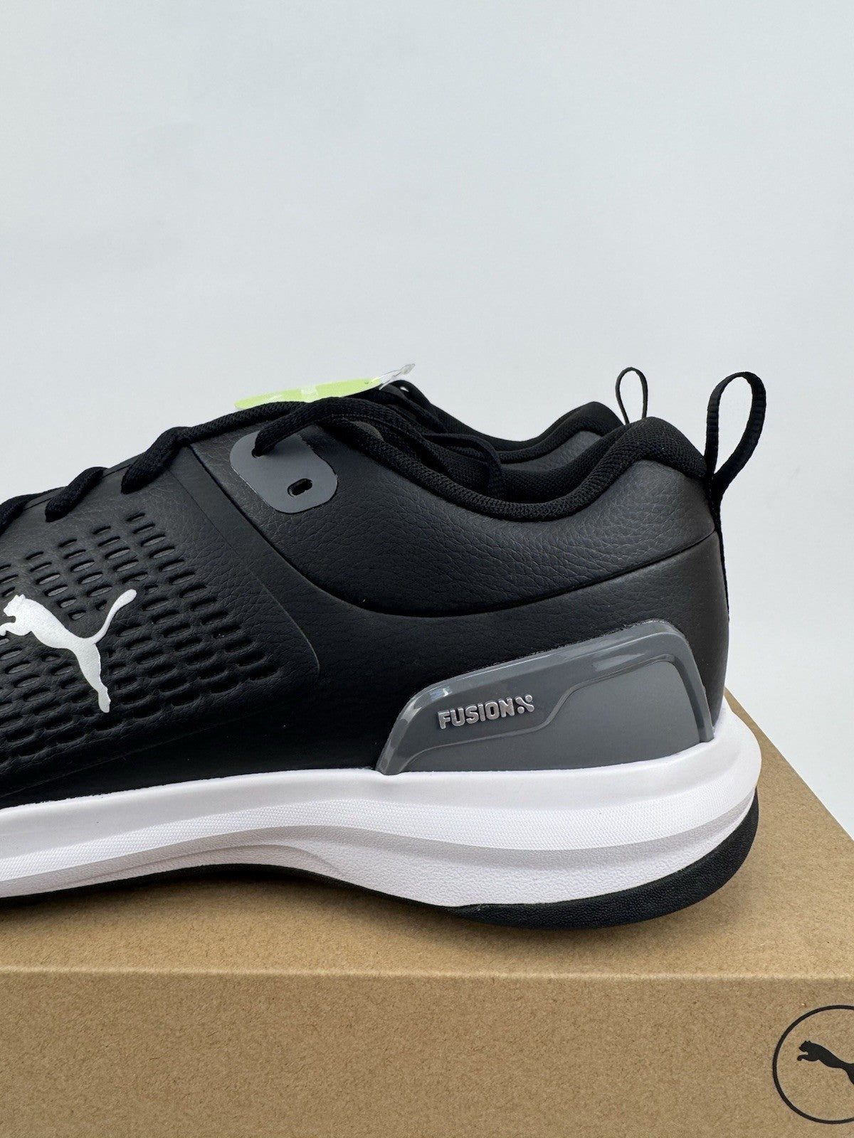 Puma Fusion Plus Spiked Golf Shoes Men's Size UK 10.5 Black Waterproof/320271
