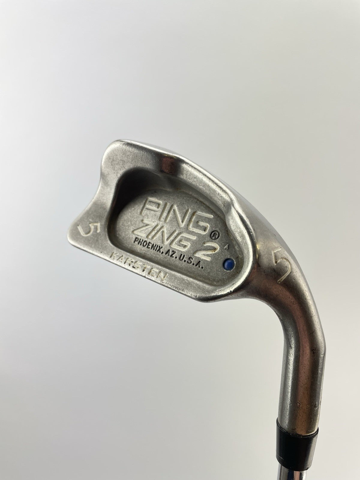 Ping Zing2 5 Iron Blue Dot Regular Flex Steel /Right Handed /New Grip /282101