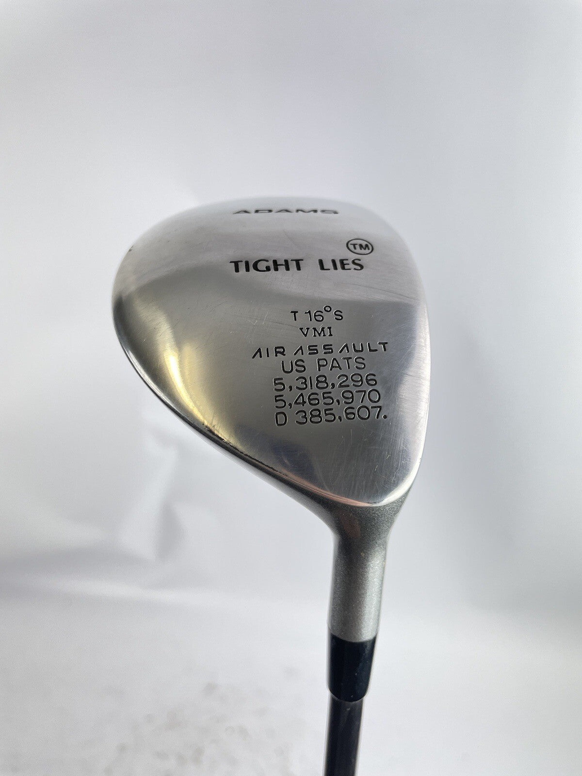 Adams Golf 3 Wood Tight Lies 16* Regular Flex Graphite /Right /New Grip /54610