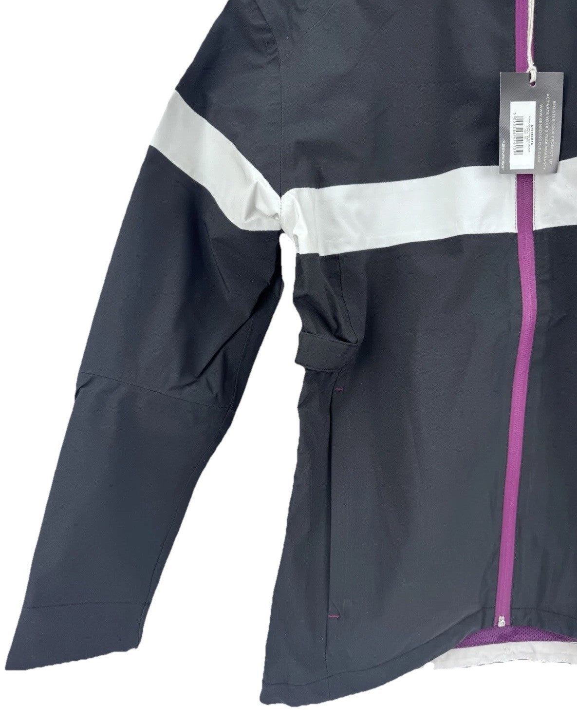 Ladies Benross Pearl Hydro Pro Black Rain Jacket UK Size 10/ Brand New/ 318072