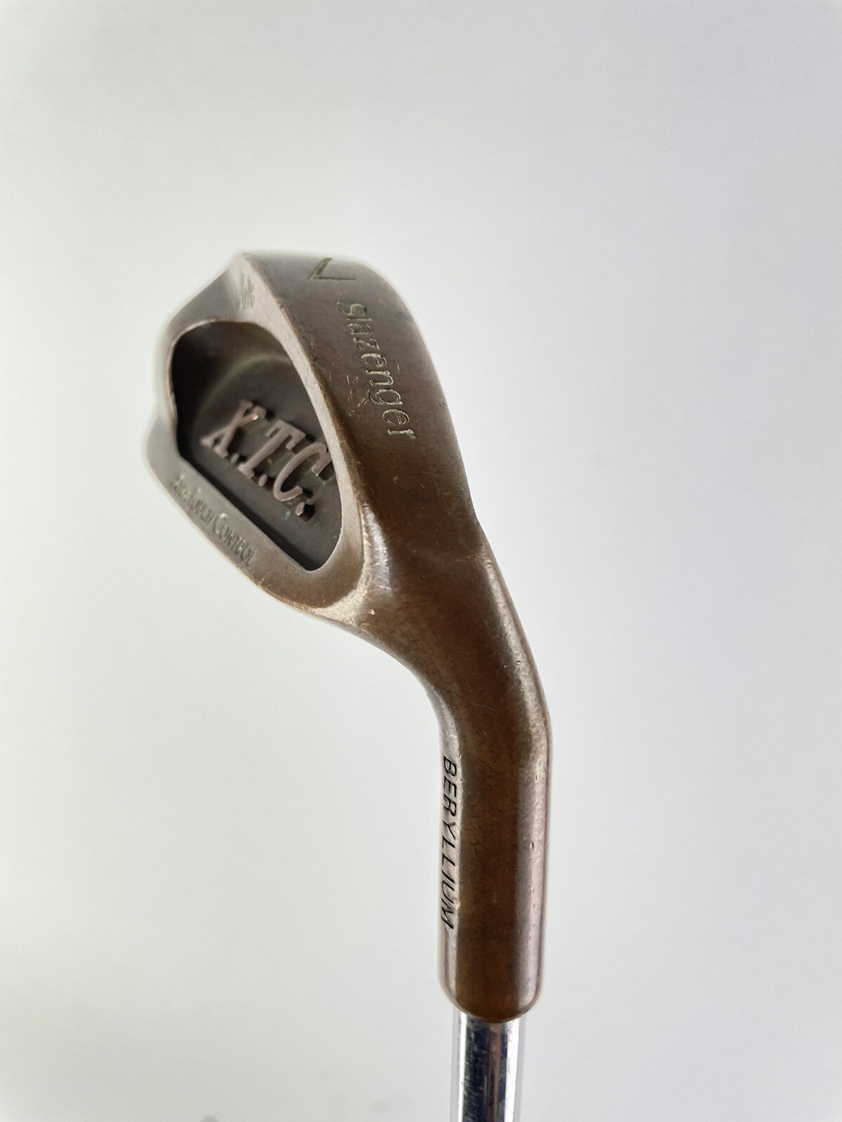 Slazenger XTC Beryllium 7 Iron Regular Steel /Right Handed /New Grip /129083