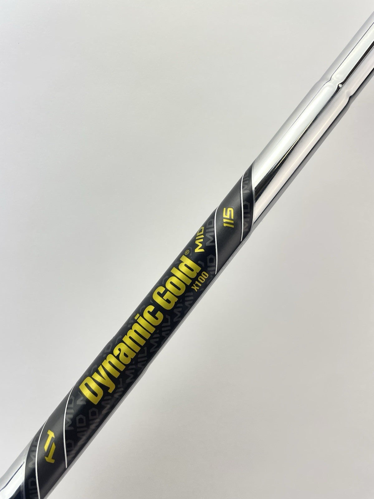Dynamic Gold Mid 115 Iron Shaft X Flex Steel 35.25” /0.355 Tapered /282085