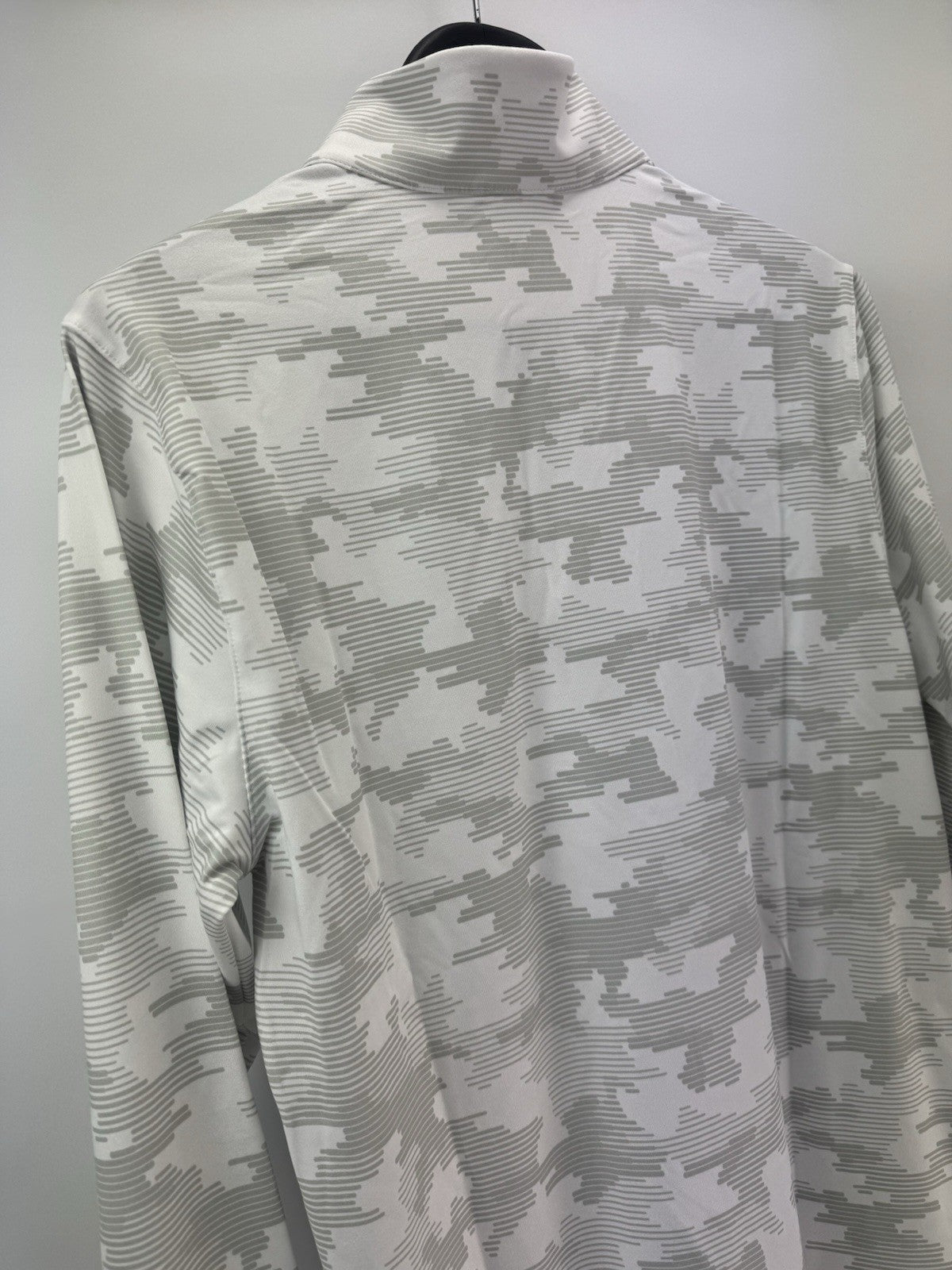 Puma Golf 1/4 Zip Cloudspun Pullover Camo Mens UK Small /White Glow /New /308098
