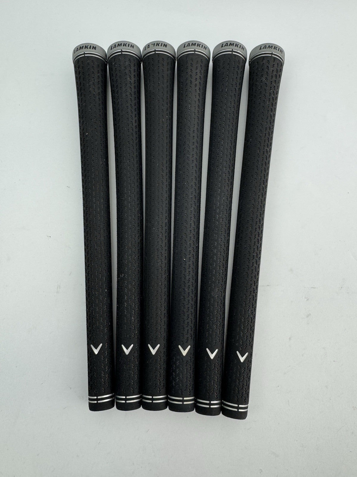 Lamkin Crossline Golf Grips (6) 360 Mens Standard /Black /Grey /Pulled /296800