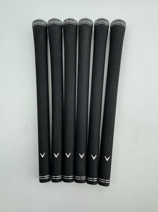 Lamkin Crossline Golf Grips (6) 360 Mens Standard /Black /Grey /Pulled /296800