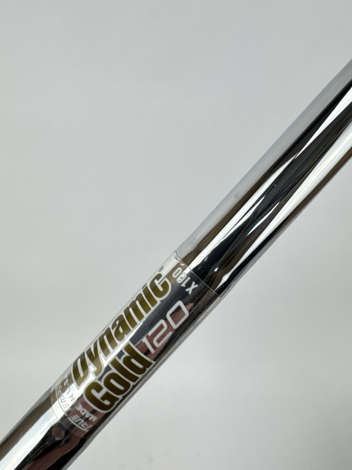 Dynamic Gold 120 Iron Shaft X100 Extra Stiff Flex Steel 35.25” /0.355 /335724
