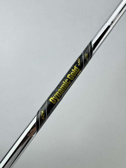 Dynamic Gold 115 Iron Shaft Mid X100 X Flex Steel 35.25” /0.355 Tapered /258930