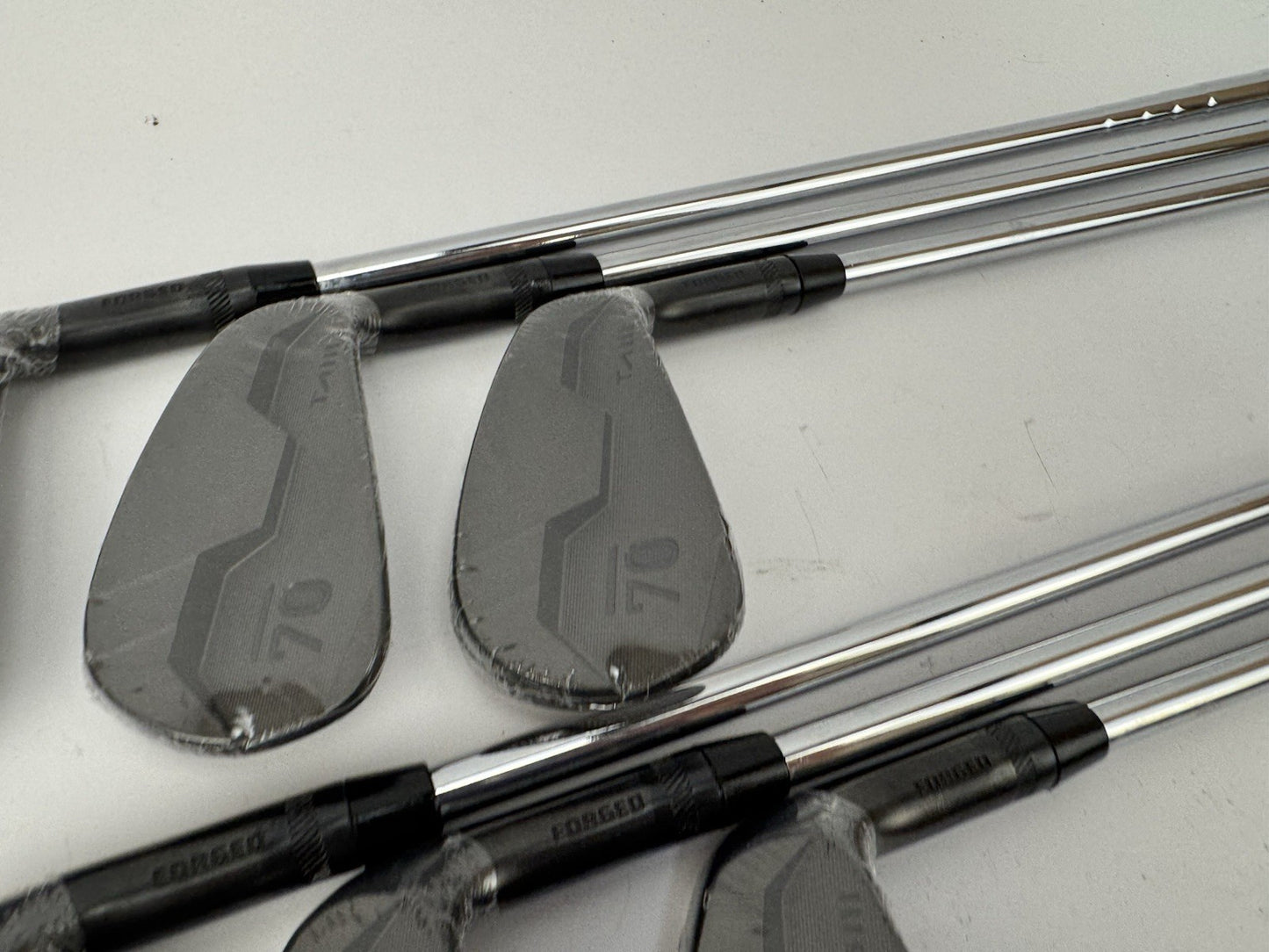 Sub70 TAII Irons 5-PW Blackout Forged AMT Black S300 Stiff Steel /New /355593