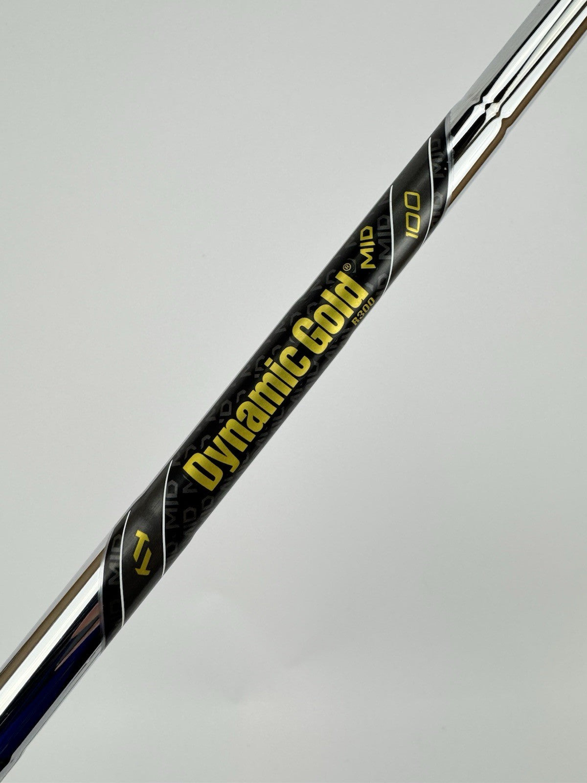 Dynamic Gold Mid 100 Iron Shaft S300 Stiff Flex Steel 35.5”/0.370 Parallel/323731