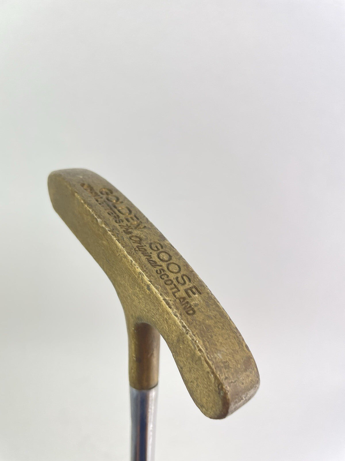 Golden Goose Brass Putter Blade John Letters 35" /Right Handed /New Grip /176861