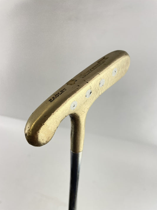 Slazenger Eaglet Blade Putter Brass 36” Steel /Left Handed /New Grip /108100