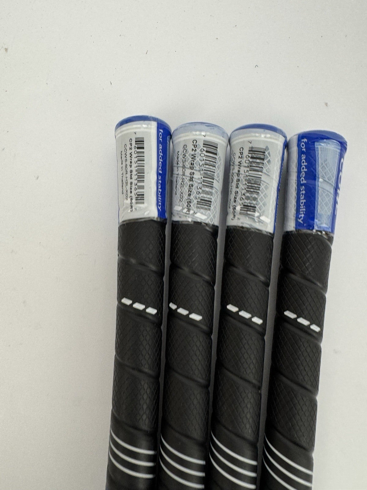 Golf Pride CP2 Wrap Golf Grips (4) Men’s Standard /Black/Blue /New /326473