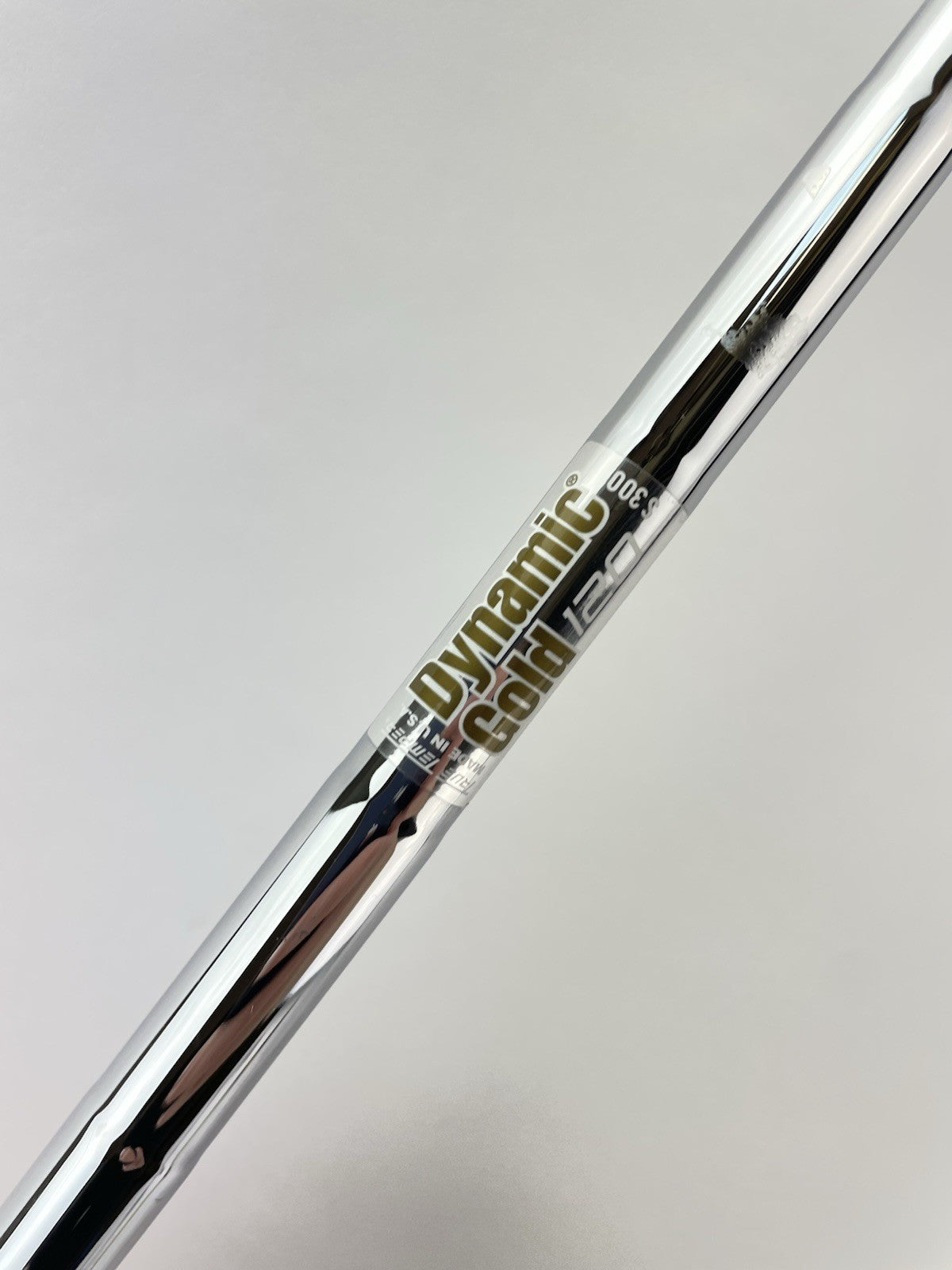 Dynamic Gold 120 Iron Shaft S300 Stiff Flex Steel 35.75 /0.355 Tapered /272122