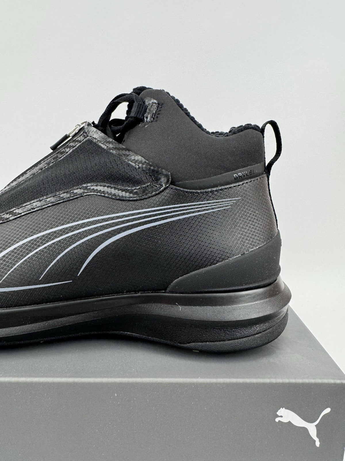Puma DRYLBL Boot Mens Golf Shoes Size UK 7.5 Black Dark Grey Waterproof/320741