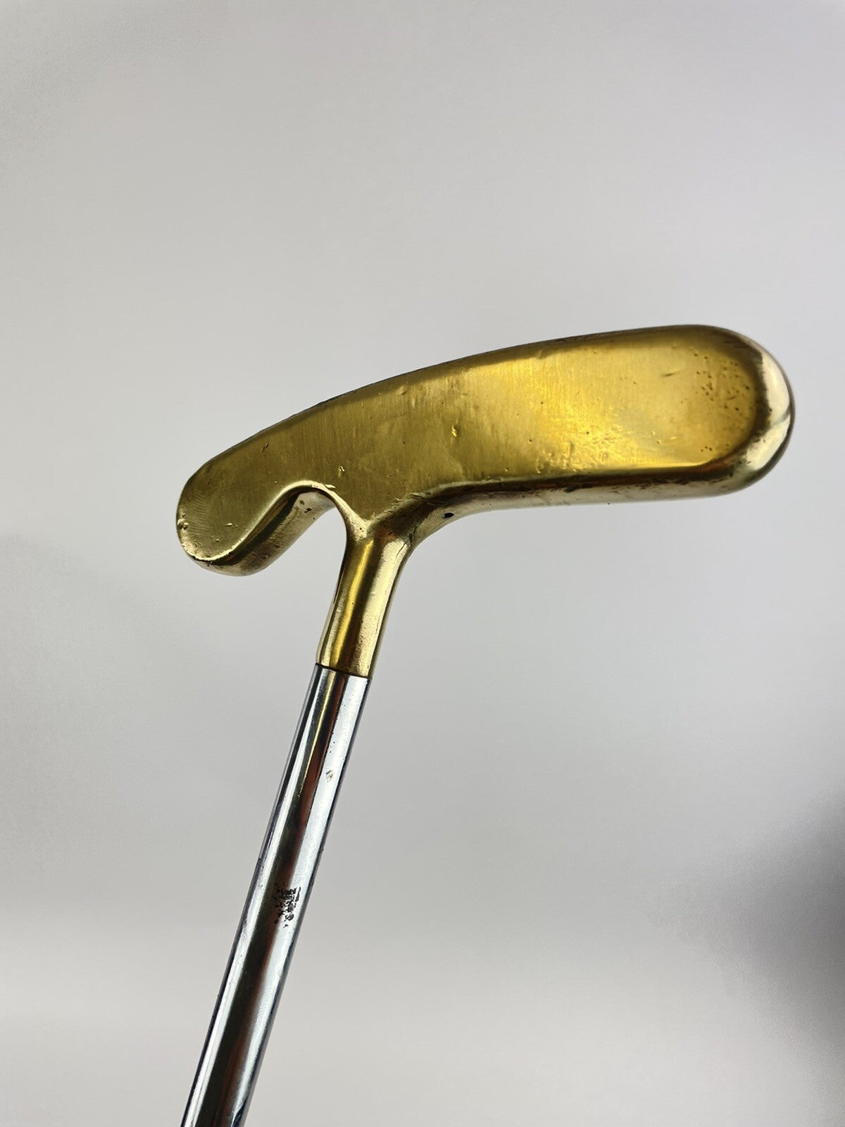 Brass Blade Golf Putter Trident TR-500 Two Way 34.5” Steel /New Grip /46655