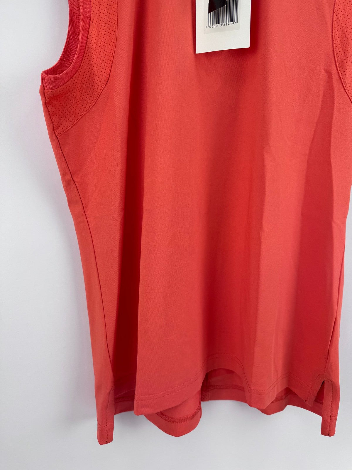 Forelson Stow Sleeveless Polo Women's XL Coral Golf Shirt Athletic Active/317965