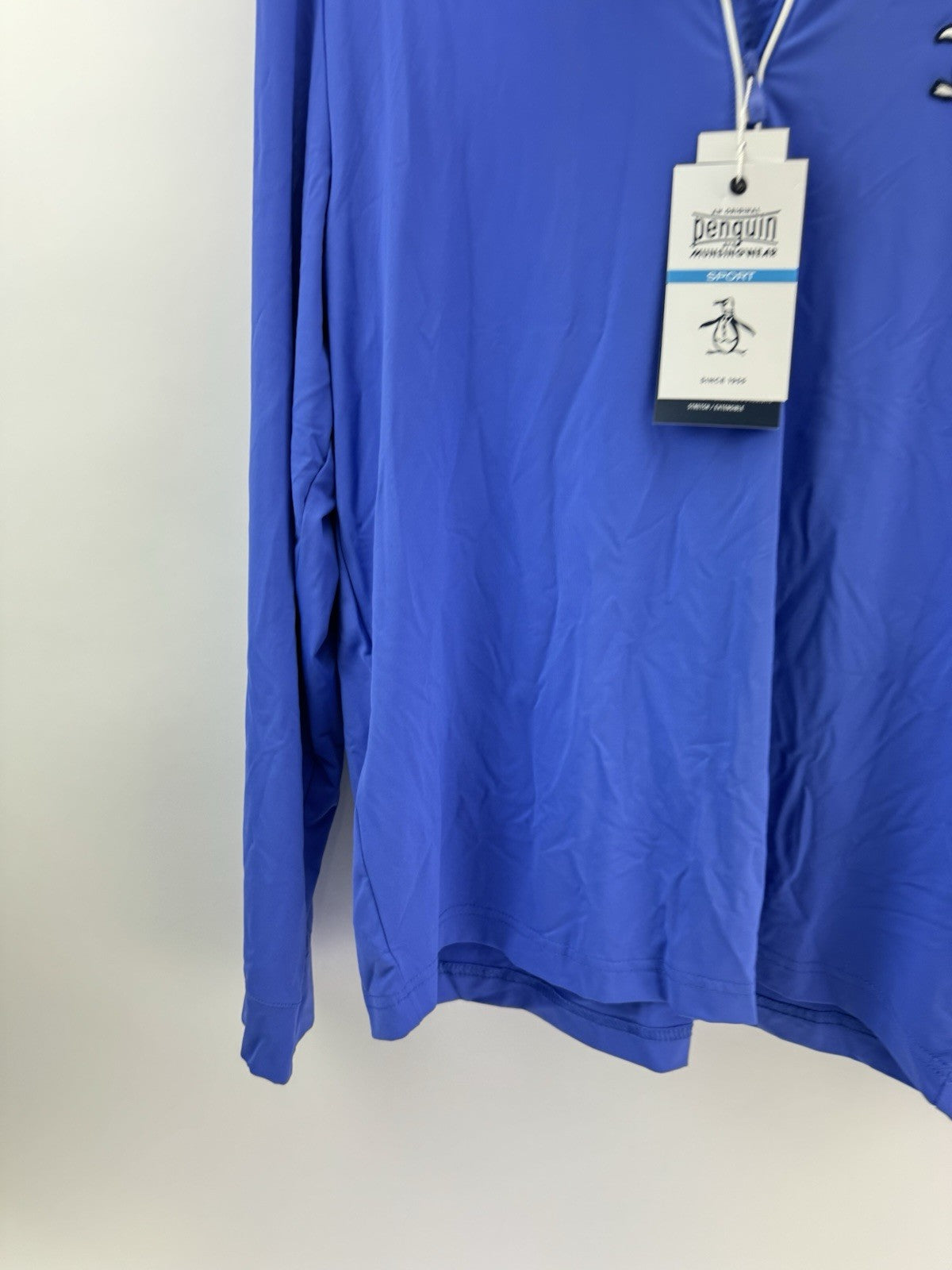 Original Penguin Golf Performance 1/4 Zip Earl Pullover Lightweight UK M /285431