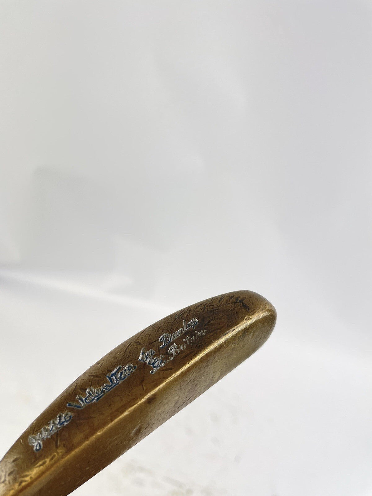 Dunlop Golf Blade Putter Jesse Valentine 34.5” Brass /Right /New Grip /42503