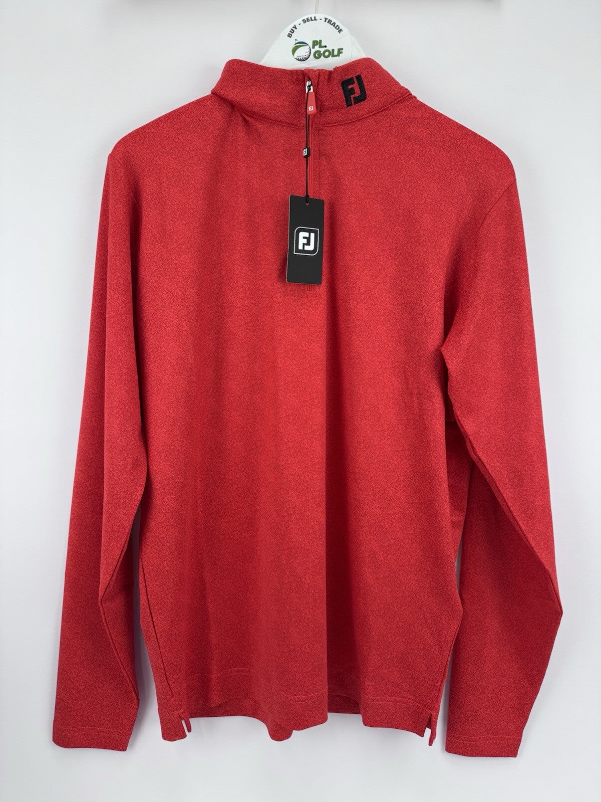 FootJoy Chill-Out Golf Pullover Men's Size Large Red Moisture Wicking/313480