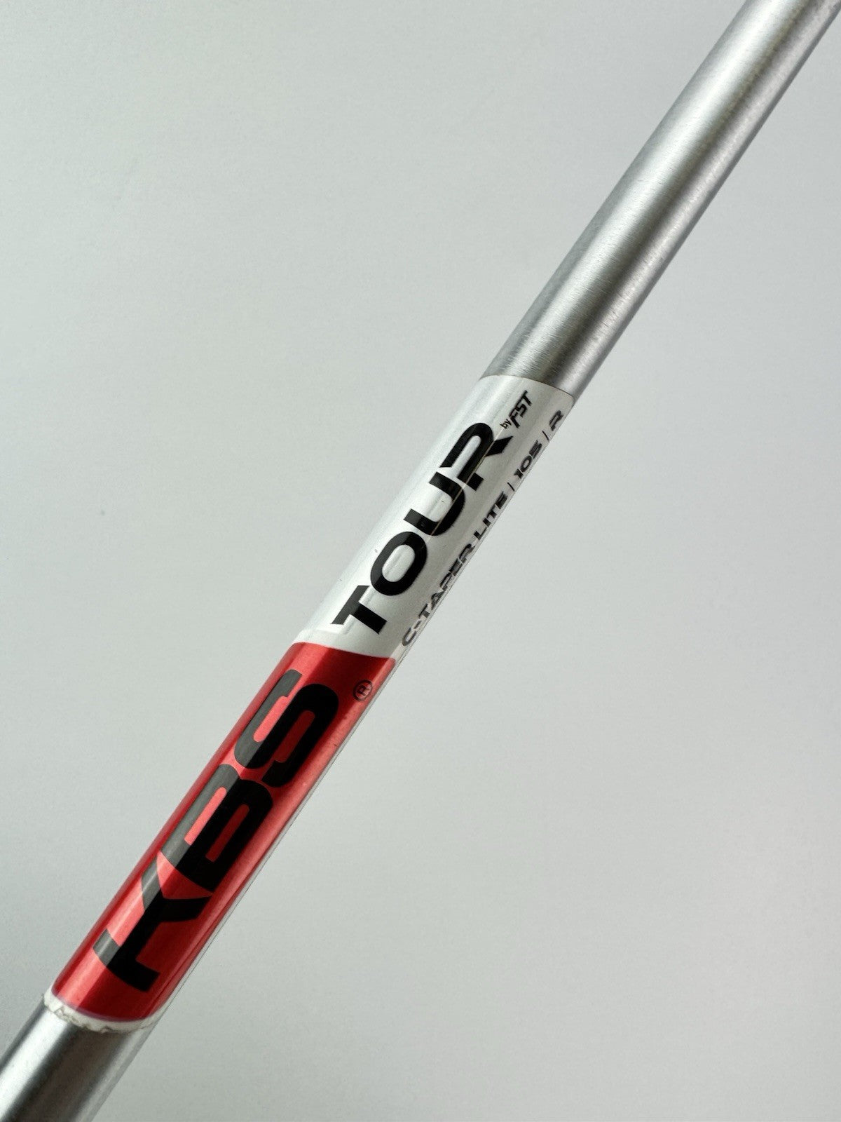 KBS Tour C-Taper Lite Iron Shaft 105 Regular Flex Steel 35.5/0.355 Tapered/291703
