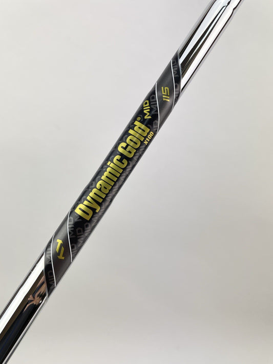 Dynamic Gold 115 Iron Shaft MID X100 X Flex Steel 35" /0.370 Parallel /183320