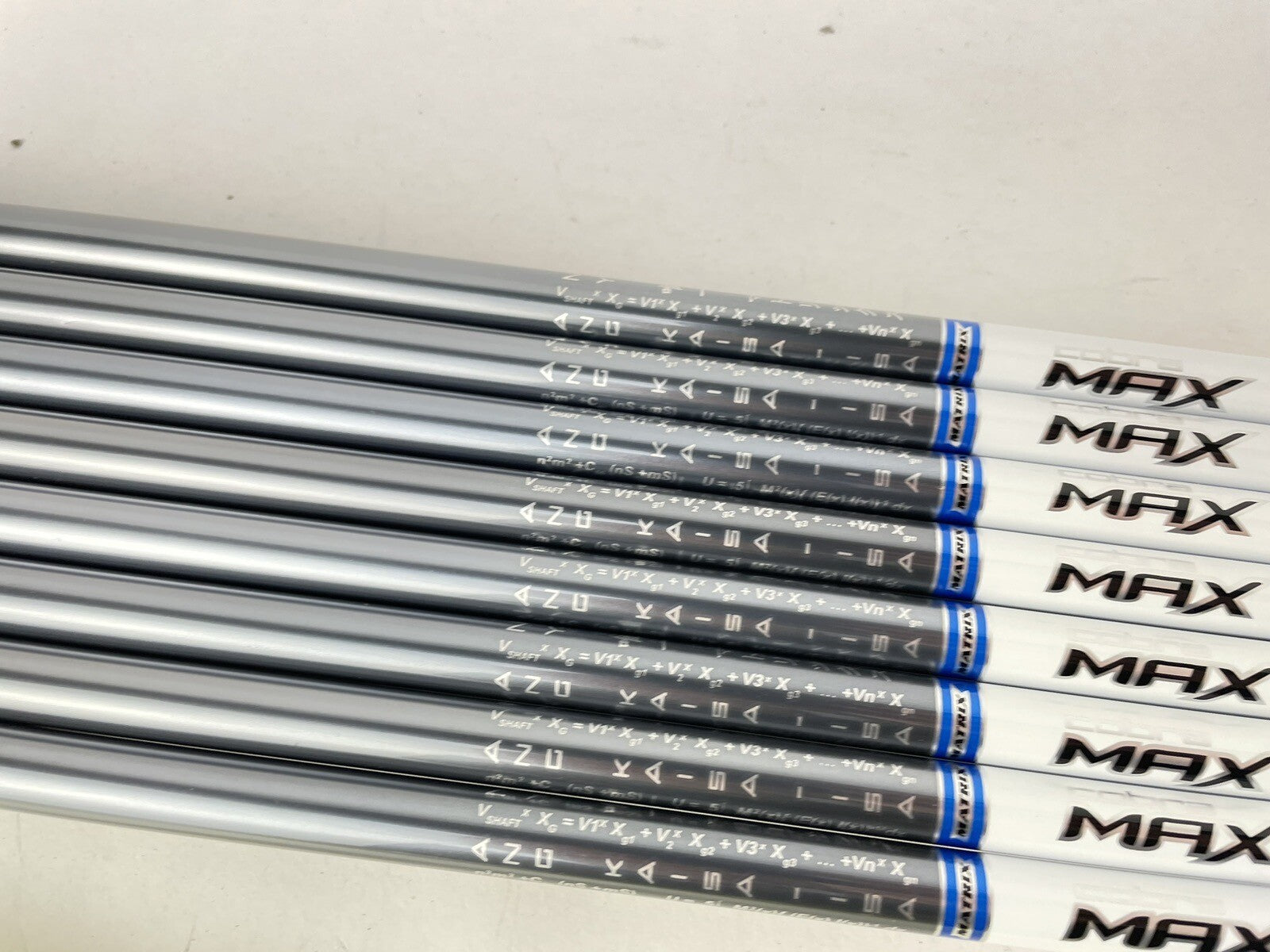 Matrix Ozik White Tie Iron Shaft Set (8) X4 60S Stiff Graphite 42”/0.370 /New5