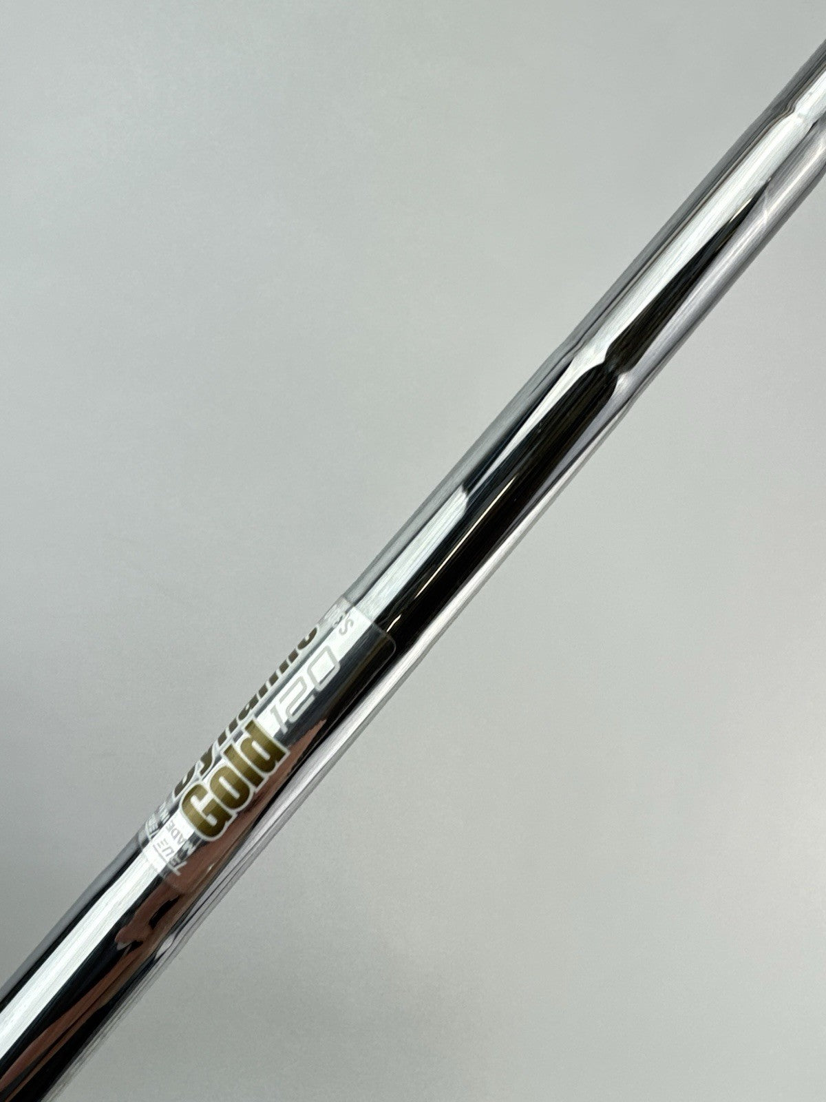 Dynamic Gold 120 Iron Shaft S300 Stiff Flex Steel 35.25” /0.355 Tapered /308985