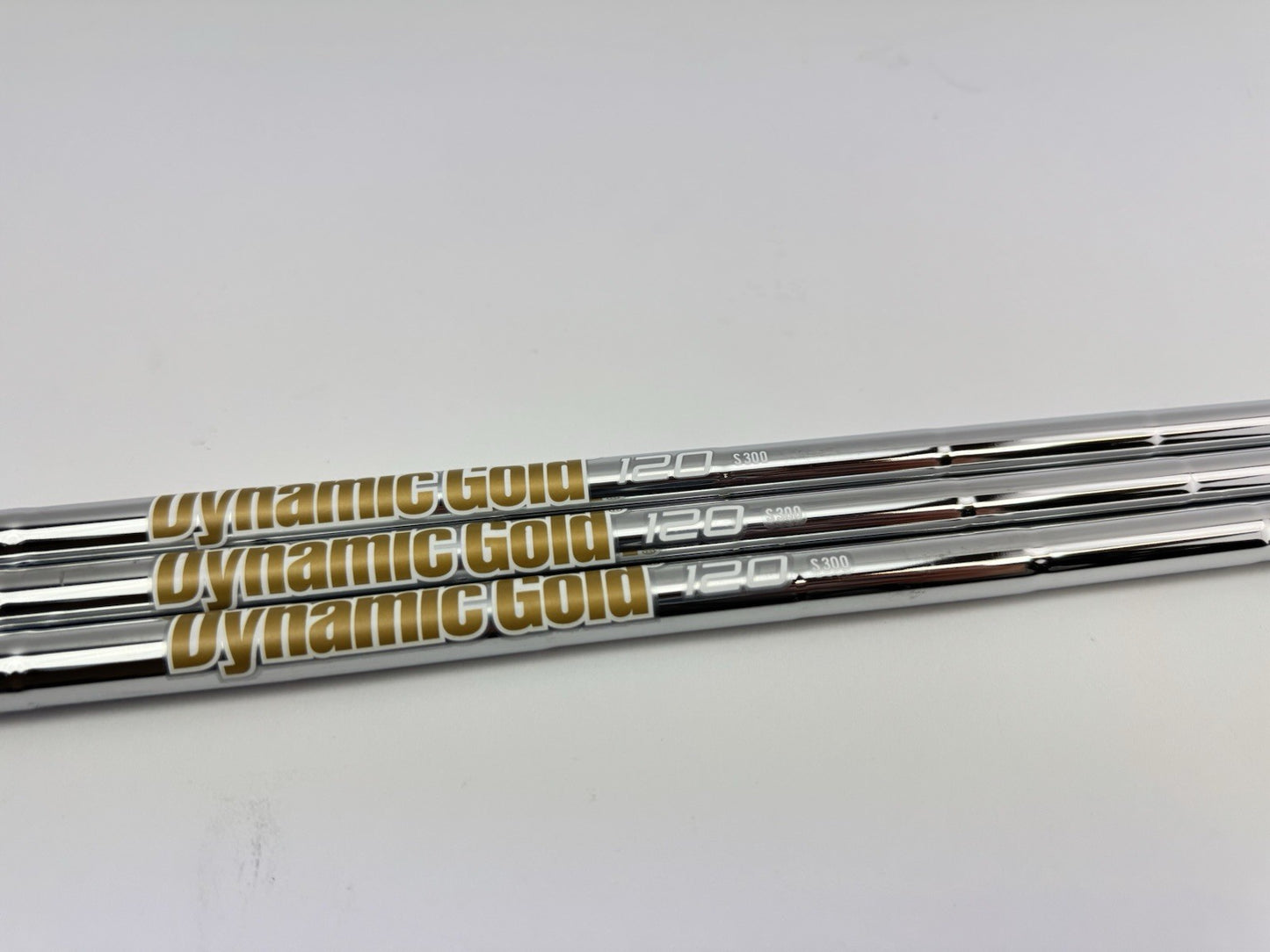 Dynamic Gold 120 Wedge Shaft Set (3) S300 Stiff Flex Steel 0.355 Tapered /293860