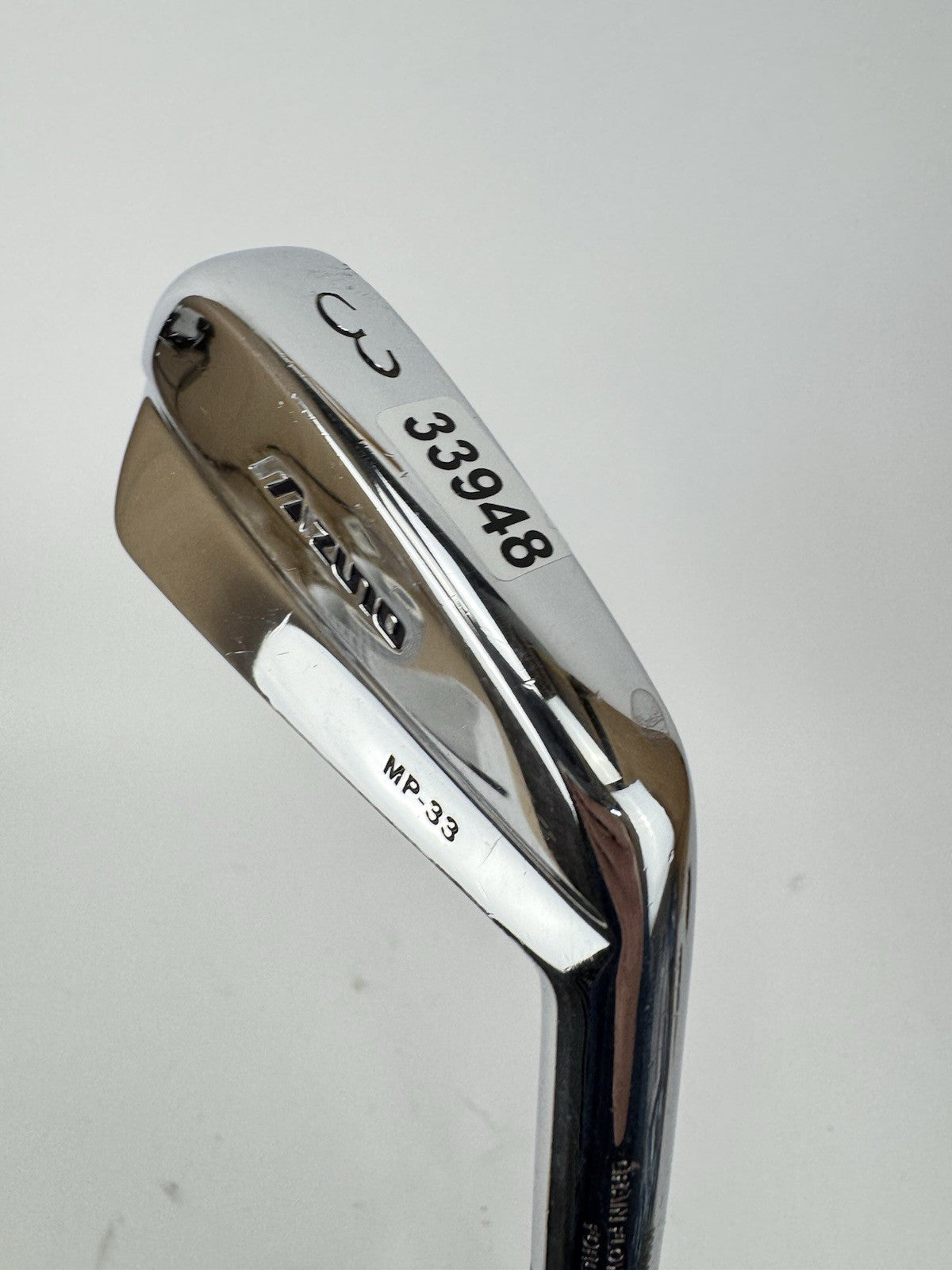 Mizuno MP33 3 Iron Forged 22* S400 Stiff Flex Steel +1” /Right /New Grip /3394817