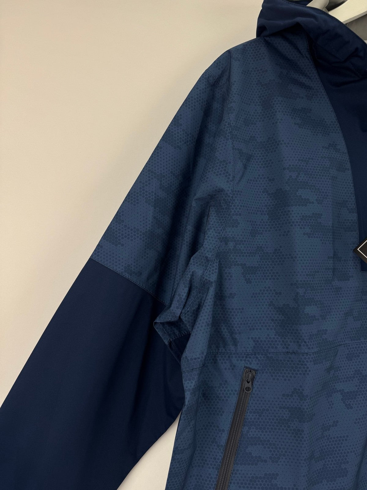 FootJoy HydroLite X Waterproof Hoodie Jacket Size Large Navy Camo/336243
